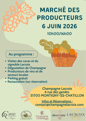 Marché des producteurs au Domaine Lacroix