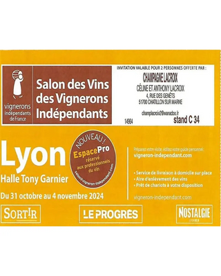 34e Salon des Vins des Vignerons Indépendants de LYON