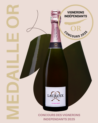 Notre cuvée Rosé reçoit la médaille d'Or !